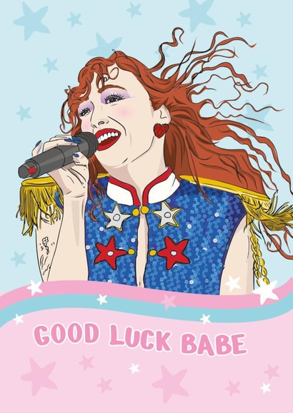 Pretty Good Luck Card - Chappell Roan - Good Luck Babe created by Rulu
