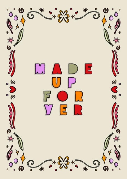 Pretty Congratulations Card - Made Up For Yer - Northern created by Freya Niamh Design