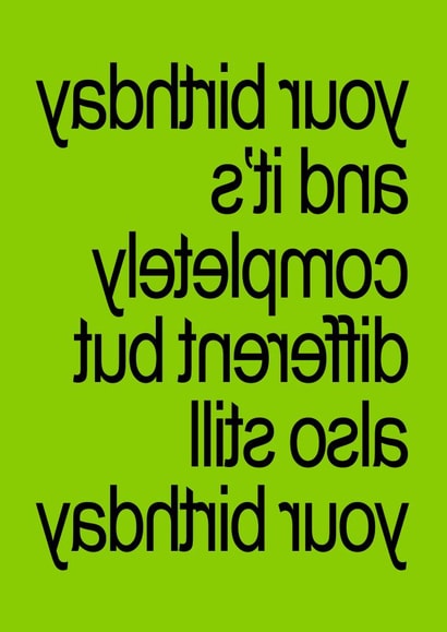 Fun Birthday Card - Brat - Charli XCX created by Atwood & Atwood