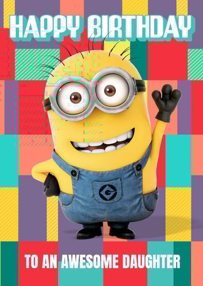 Fun Minions Birthday Card – For Daughter created by Danilo