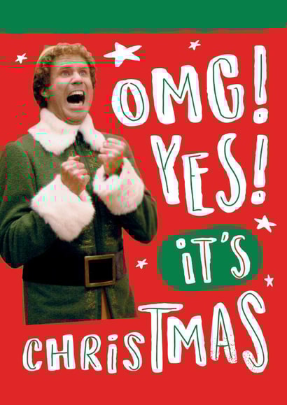 Elf Film Christmas Card – OMG! Yes! It’s Christmas! created by Danilo