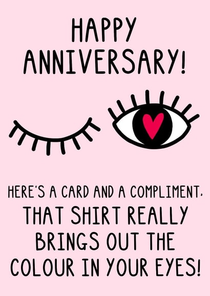 Cute Anniversary Card - Compliment created by OhJaye