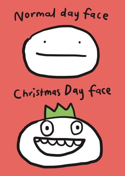 Funny Christmas Card - Faces Of Christmas created by Sarah Ray