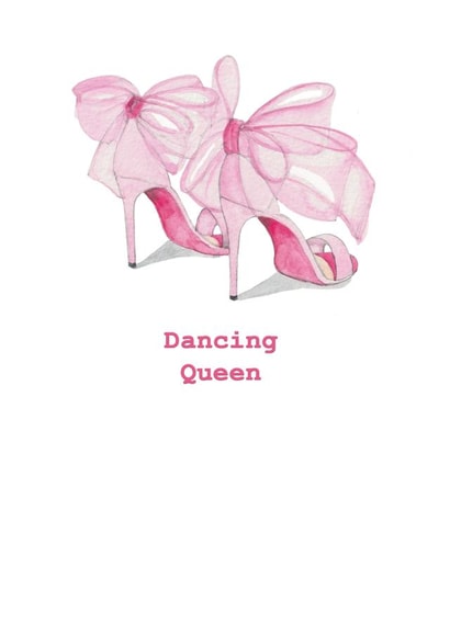 Classic Birthday Card - For Her - Dancing Queen created by Crumble and Core
