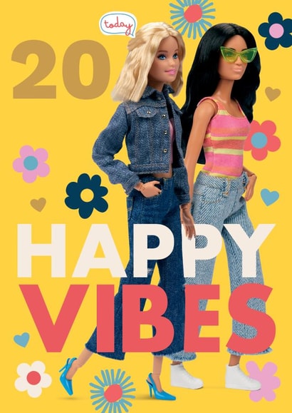 Barbie 20th Birthday Card – Happy Vibes created by Danilo