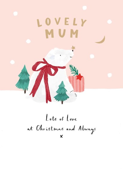Cute Christmas Card for Mum created by Helen Mackay 
