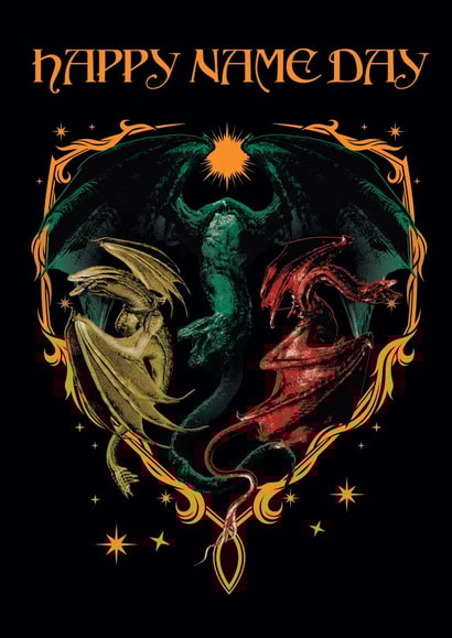 House Of The Dragon Birthday Card – Happy Name Day created by Danilo