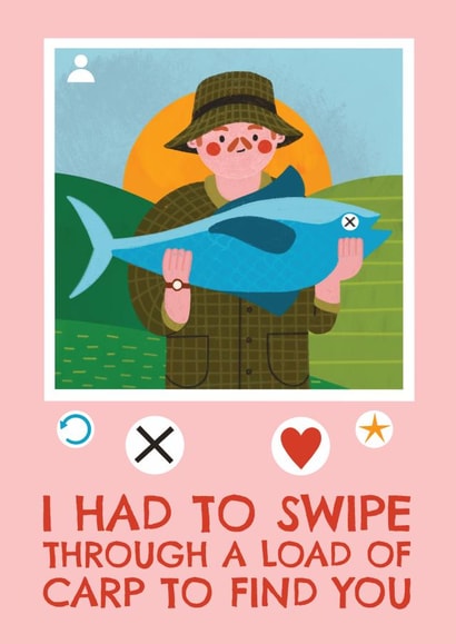 Funny Valentine's Day/Anniversary Card - Online Dating - Tinder created by AbiGoLucky