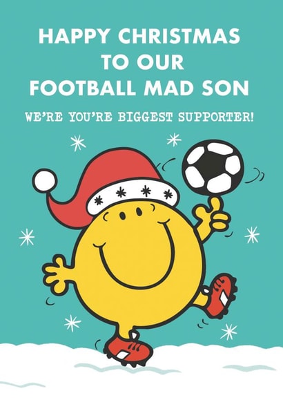 Cute Christmas Card - For Son - Mr. Men created by Mr. Men