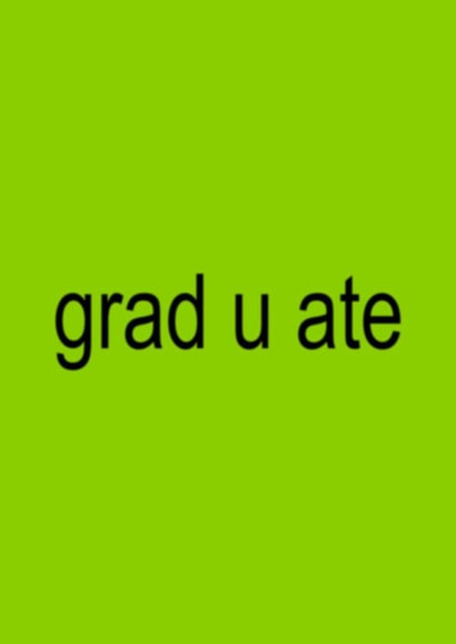 Funny Graduation Card - Charli XCX - Grad U Ate created by Sundiva Designs