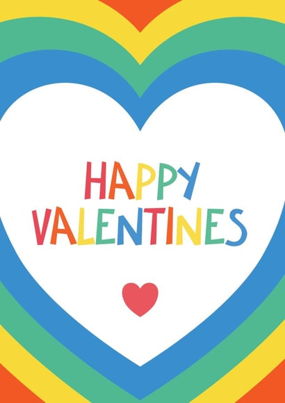Fun Valentines Day Card - LGBTQ+ - Pride created by Bev O'Connor || @oconnordesign