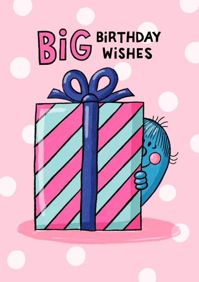 Cute Birthday Card - Little Miss Shy - Mr. Men created by Mr. Men