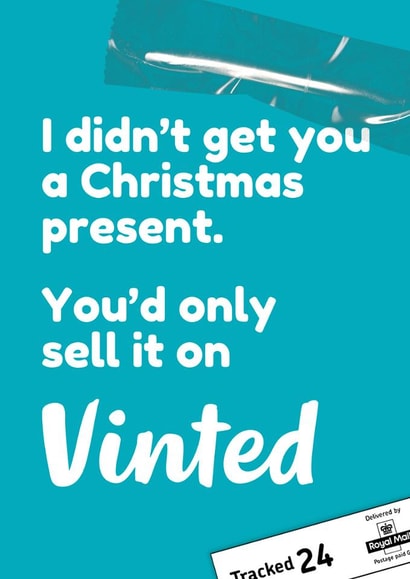Funny Christmas Card - Vinted created by Ilan Asher