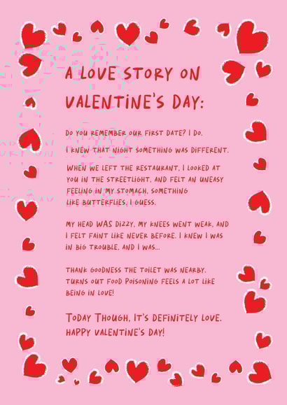 A Valentine's Story Just for You | Valentine's Day Card created by LB Designs