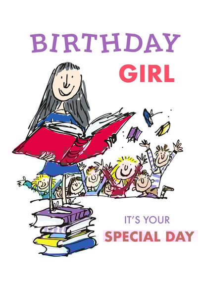 Matilda Birthday Card for Girls – Celebrate Her Special Day created by Danilo