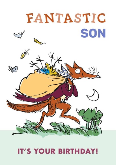 Fantastic Mr. Fox Birthday Card – Son created by Danilo