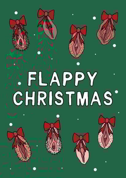 Rude Christmas Card - Flappy created by Gem Draws Stuff