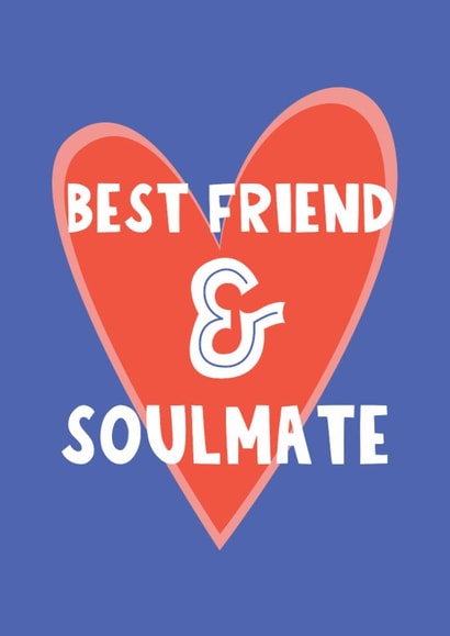 Cute Valentine's Day Card - Soulmate - Best Friend created by Lucy Maggie Designs