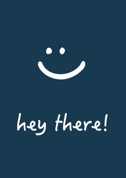 Smiley greetings card to send to a friend! created by Samuel Alexander Design