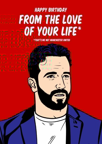 Funny Birthday Card - Rúben Amorim - Football created by Graham Sanders