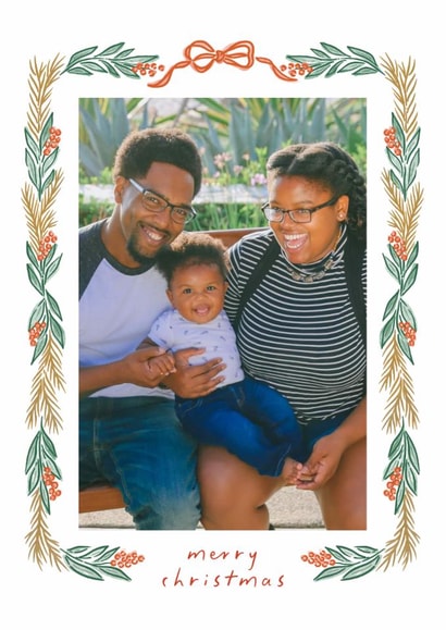 Classic Christmas Card - Festive Garland Frame created by Cindy Reynolds