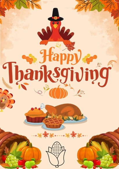 Happy Thanksgiving Card created by AGOURIANE Mohamed