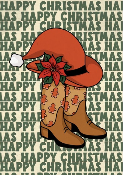 Ginger Bread Christmas Boots created by Rhianna Horton