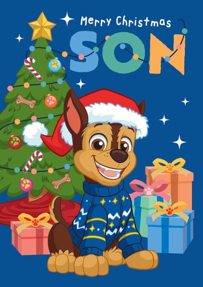 Paw Patrol Christmas Card For Son created by Danilo