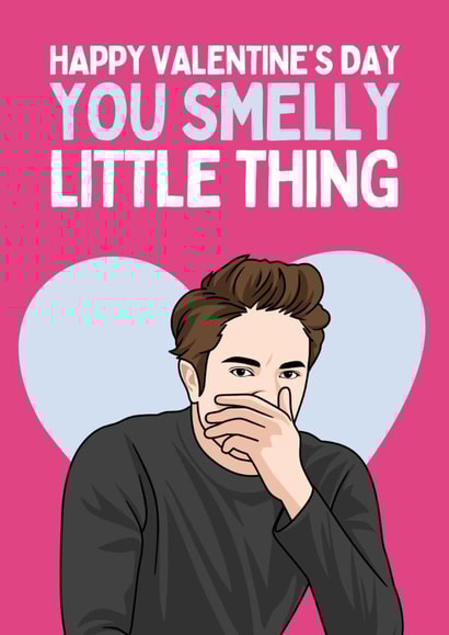 Funny Valentine's Day Card - Edward Cullen Twilight Saga - You Smelly created by Sundiva Designs