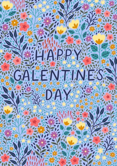 Pretty Galentine's Day Card - Flowers - For Her created by Pear Tree Press