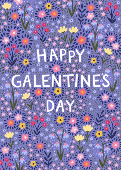 Pretty Galentine's Day Card - Female - Friendship created by Pear Tree Press