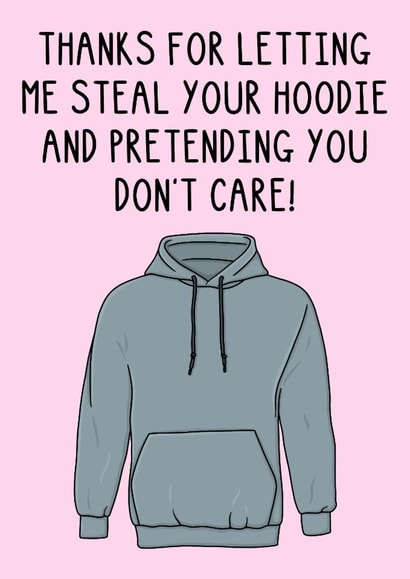 Cute Valentine's Card - Hoodie - Steal created by OhJaye