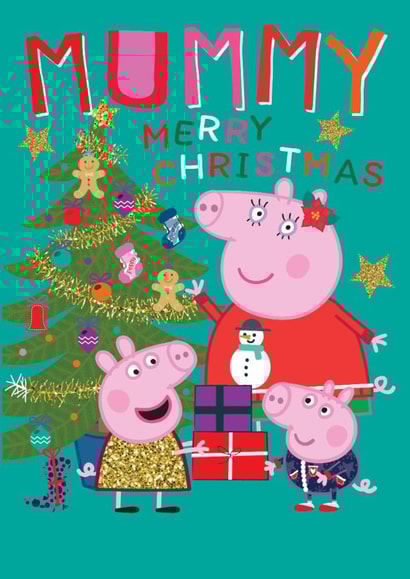 Peppa Pig Christmas Card for Mummy created by Danilo