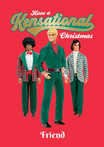 Barbie Kensational Christmas Card for Friend created by Danilo
