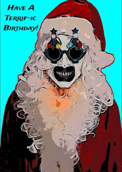 Terrifier - Art The Clown Birthday Card created by M@ebryCards