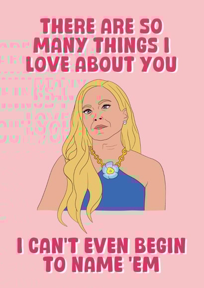 Funny Birthday Card - Real Housewives Of Beverly Hills - Sutton Stracke created by Stuck Shop Gifts