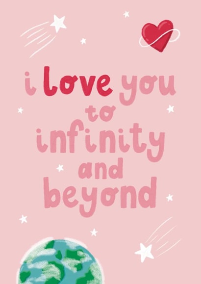 Cute Anniversary Card - Infinity and Beyond created by Patricia’s Little Studio