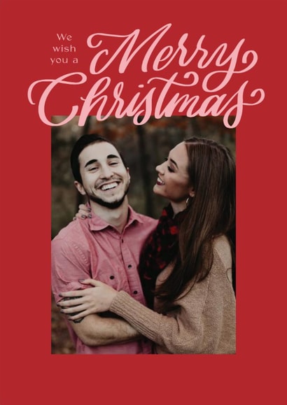 Classic Christmas Card - We Wish You A Merry Christmas created by Alicia Schultz