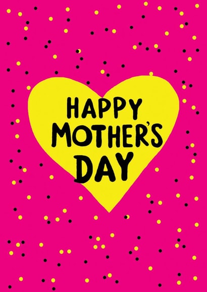 Fun Mother's Day Card - Heart - Happy Mother's Day created by Earlybird