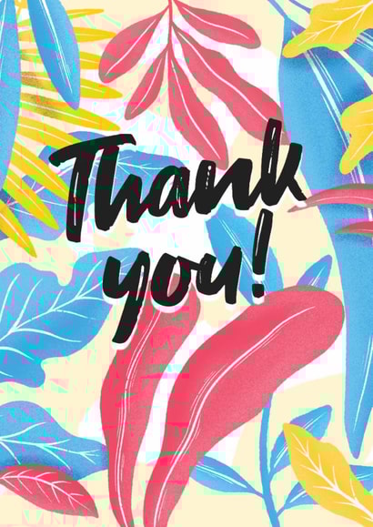 Modern Thank You Card - Pattern - Abstract created by James Cluer