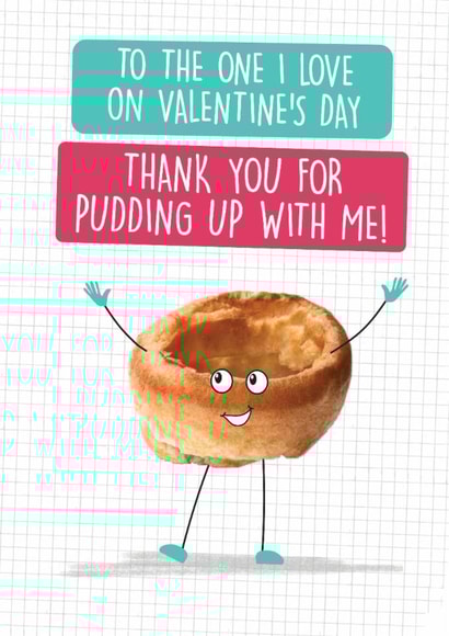 Funny Valentine's Day Card - Yorkshire Pudding created by Quitting Hollywood