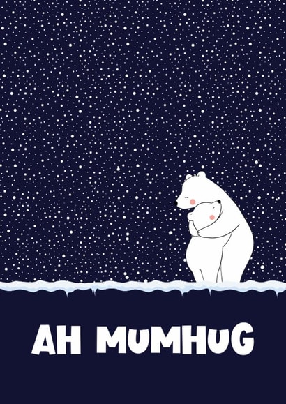 Cute Christmas card for mum or child created by Card Charisma