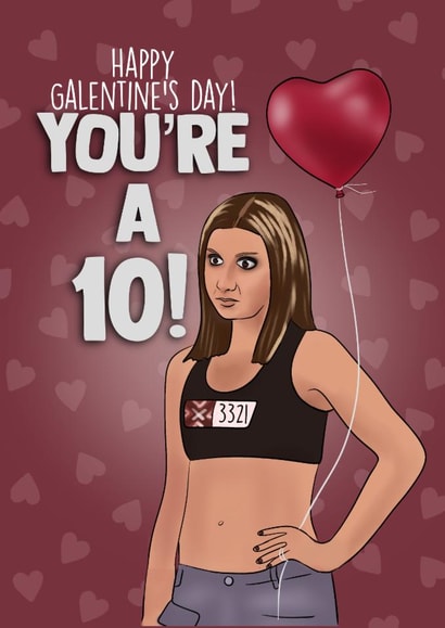 Funny Valentine's Day Card - X Factor Rachel - Galentine’s created by I Draw Stuff 