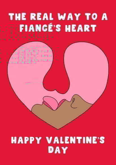 NSFW Valentine's Day Card - Oral Sex created by Pink Peach Cards