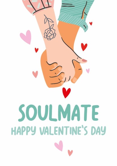 Cute Valentine's Card - Soulmate created by Superlush Cards