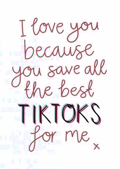 Funny Valentine's Day Card - TikTok Videos created by Two For Joy Illustration