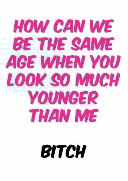 Funny and rude Birthday Card created by Steve Brown