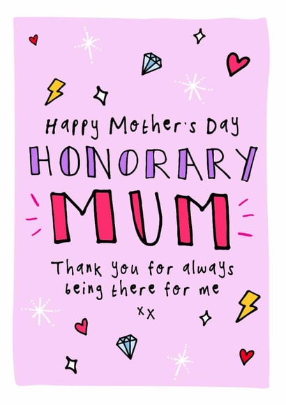Cute Mother's Day Card - For The Work Mum, Step Mum, Like A Mum In Your Life created by Bow & Bell