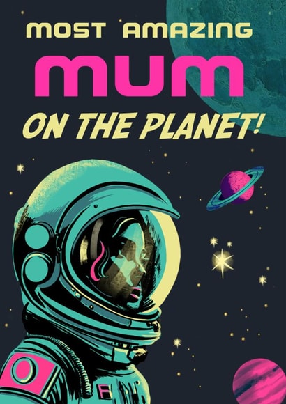 Classic Mother's Day Card - Astronaut created by Rocket68
