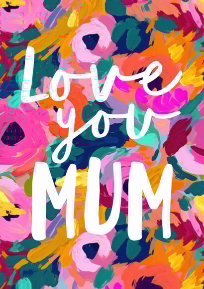 Pretty Mothers Day Card - Bright Florals created by Atwood & Atwood